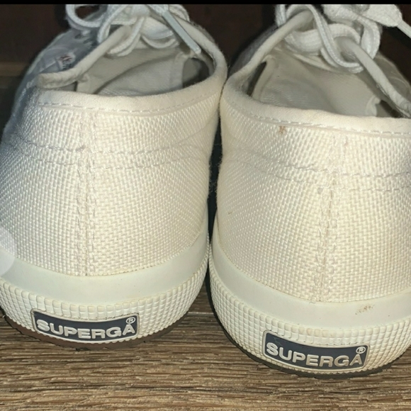 White Superga Cotu Sneakers Sz. 39 - Picture 7 of 9